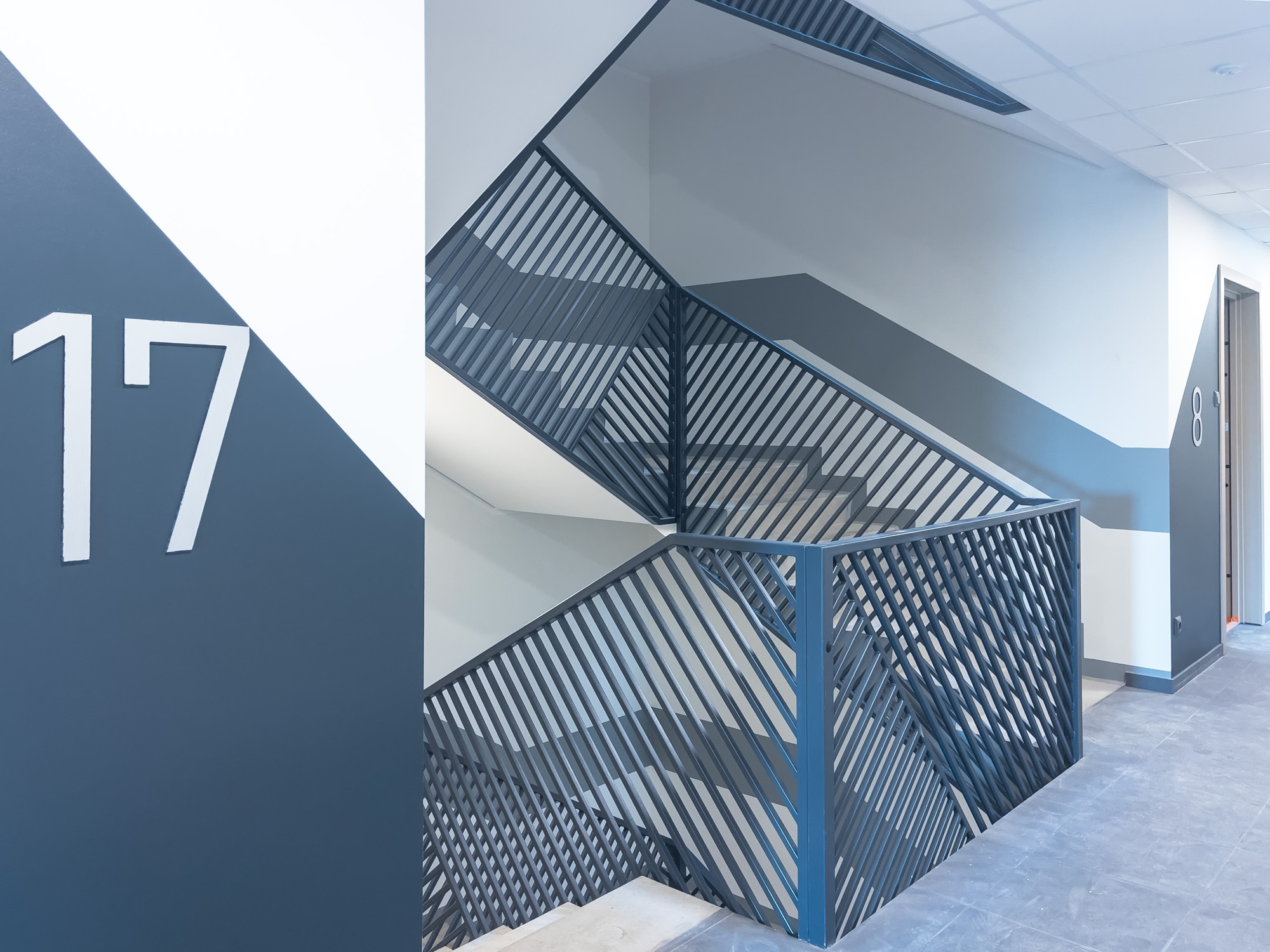 Daupro | Railings for balconies and stairs in YIT project Silvas Nami